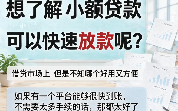 急需用钱必看！2026年这5个小额贷款平台容易下款，借款7000元轻松批，海量放款案例分享