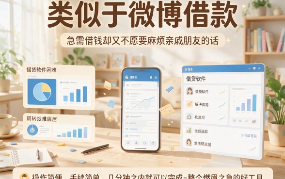 2026超实用指南：类似微博借款一样的借款软件，这5个平台最高可借30000