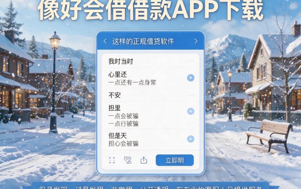 实测盘点：2026年还有哪些像好会借借款app下载一样正规的借款软件？这五家门槛低到黑户也有机会过