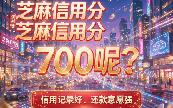 芝麻信用分700以上的速看！最新内部口子秒批秒过，今天这5个1000额度通道别错过