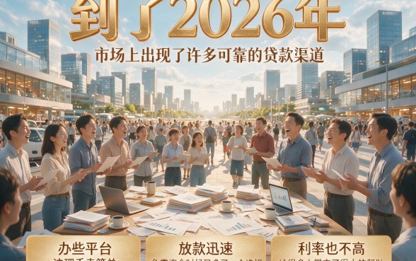 2026很火的贷款口子都在这！2026年最新申贷技巧+5个秒批6000借款平台速看