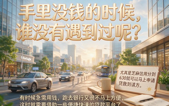 芝麻信用分630秒下款的口子汇总来了！这5个2026年最新渠道速度收藏