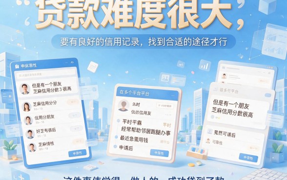 芝麻信用哪个容易贷款吗？2026年5个借钱超容易的平台汇总