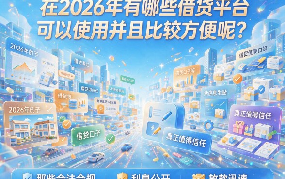 2026年借贷口子必看！逾期后还能借的5个正规网贷渠道，2026年最新盘点