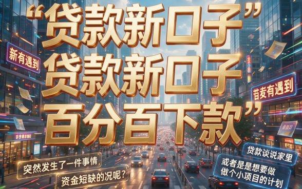 2026必撸贷款新口子，百分百下款！精选5个不查征信，借款3000轻松过审