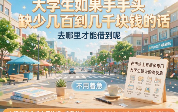 大学生容易贷的贷款软件盘点!这5个借3000超省心,新手必藏