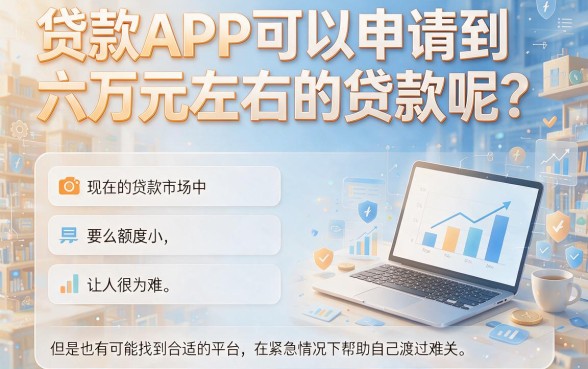 急用6万找贷款APP？2026年利率低到不敢信，这5个平台下款容易到账快！