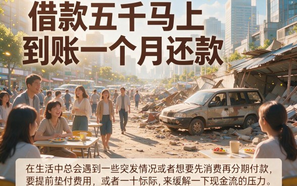 急需5000？这5个小额贷款app审核快，借款5000马上到账一个月还！