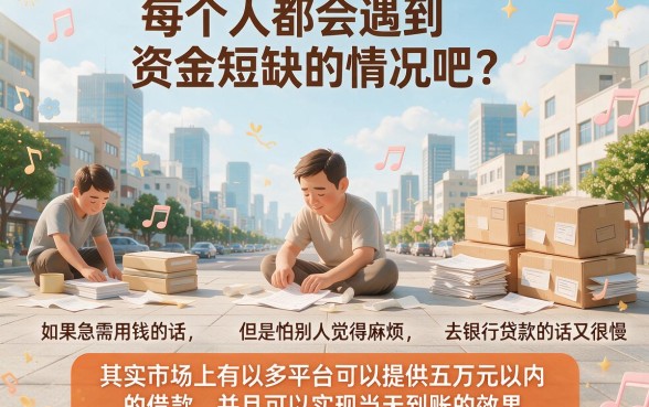 2026年盘点:哪个平台能借五万当天到账的钱