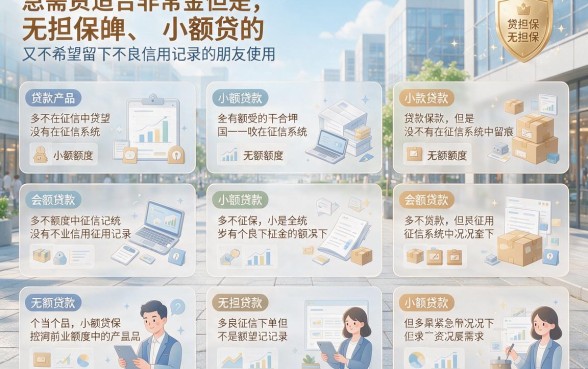 不上征信的小贷额度高盘点来了！2026年必阅精选，这5个千万别错过