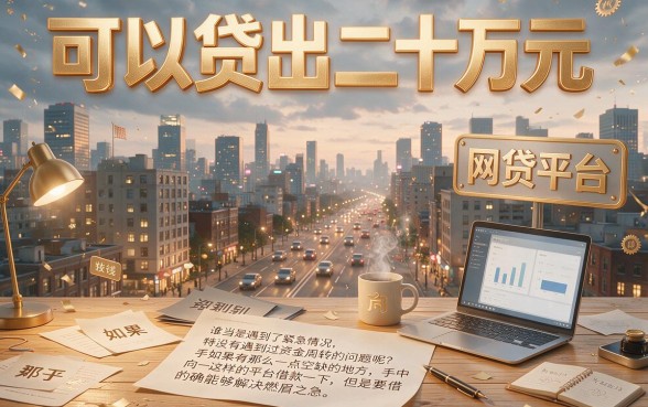 最高能借20万的网贷口子大盘点，这5个还能秒下3000