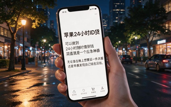 苹果24小时id贷独家借款技巧,这5个正规平台轻松下款10000