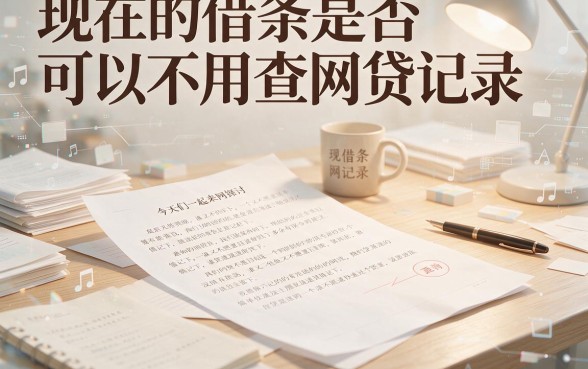 现在哪些借条不查网贷记录？这5个3000元借款口子对网贷记录要求不高
