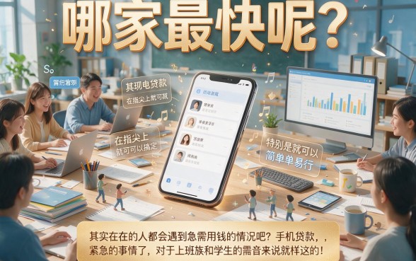4500元手机贷款哪家最快？实测这5个极速放款平台