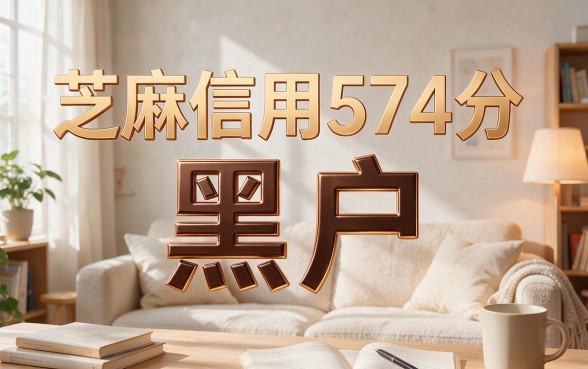 黑户574芝麻信用分也能下的网贷最新汇总，2026这5个平台下款范围超广