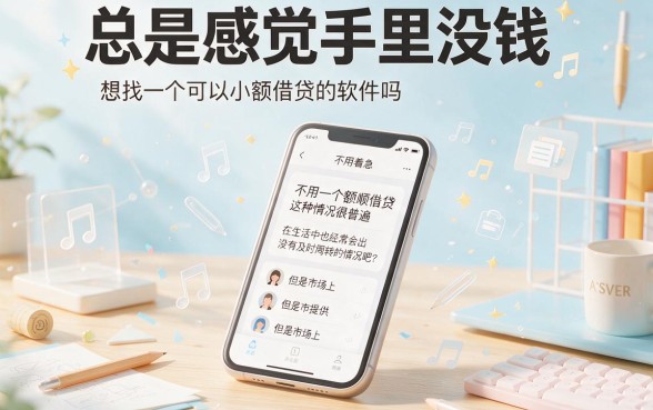 急需2000元？2026年这5个小额度借钱软件门槛低、今日放款！