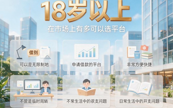2026年严选！5个18岁以上借款平台，额度75000以上还靠谱