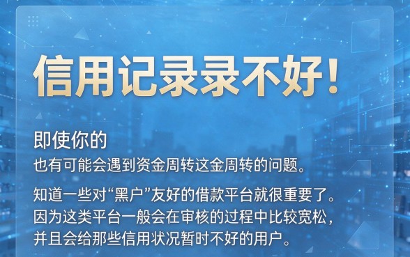 2026黑户分期借款平台抢先看！这5家高效下款平台千万别错过