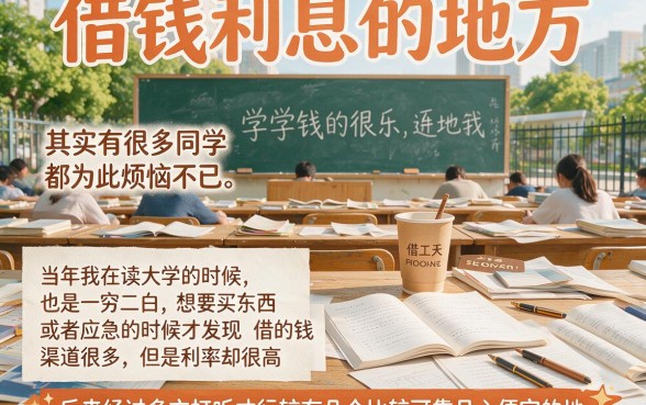学生哪里借钱利息低呢？2026年门槛低的正规平台盘点，这5个借钱渠道值得深挖！