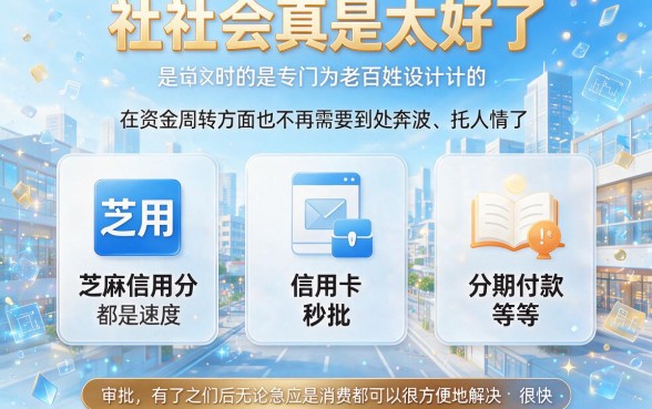 芝麻信用分高必看！这5个分期口子实现信用卡秒批，1000借款要求不高软件实测还行