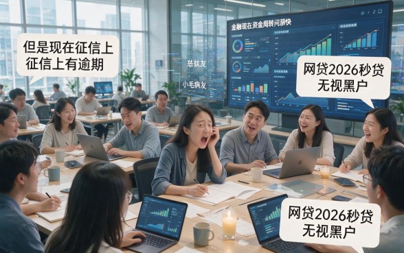 征信有逾期也能下款？2026秒贷无视黑户，这5个平台真省心！权威解读来了