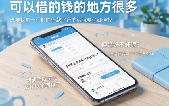 2026年最新实测：手机哪个平台借钱好借一点？这3个高值渠道通过率惊人！