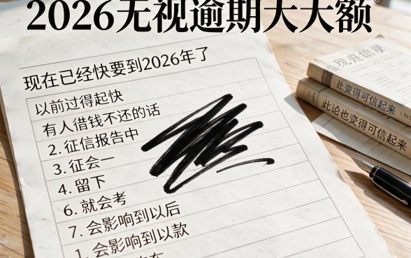 2026无视逾期大额必下！这5个口子对逾期大额要求不高，急需周转很给力