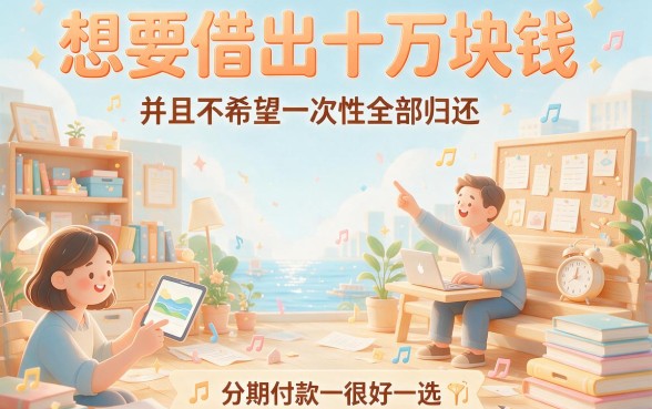 哪里可以借钱10万分期还款？这5个应急渠道值得收藏，附5000以下分期严选平台
