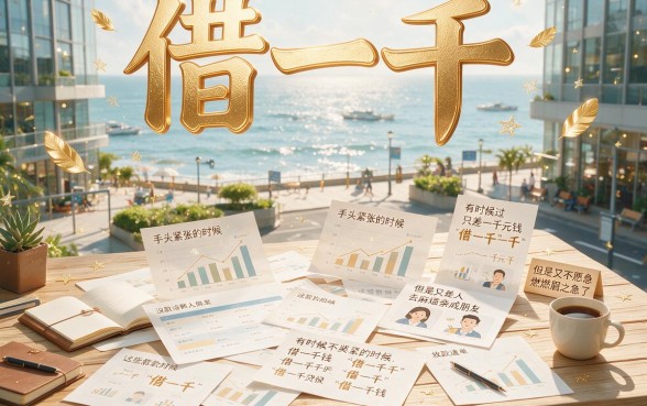 急用1000元别慌！精选借一千的贷款平台合集，这5个正规低息秒到账