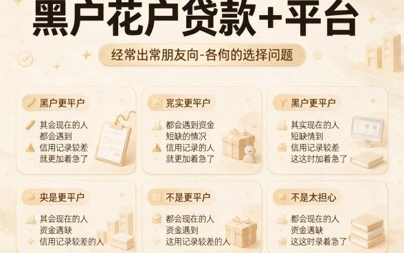 2026黑户花户必看！这5个贷款平台哪个好下款快？详细公布！