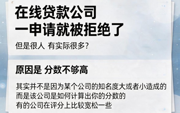 综合分不足也能下款的网贷盘点！这5个安心借1000的口子亲测好用