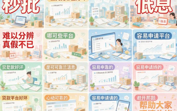 最容易的贷款平台有哪些平台可靠？这5个征信要求不高的4000借款口子速看