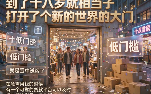18岁就能借！门槛超低的贷款平台人人1000，2026内部人揭秘这5个急用钱必看网贷