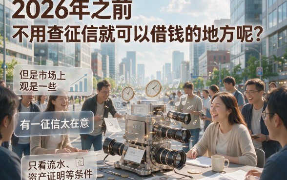 2026年不查征信的贷款平台大盘点！这5个无视征信的借钱口子，最高9000轻松拿