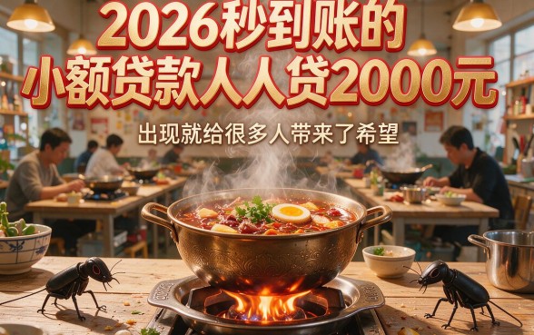 2026秒下款的小额网贷人人2000，实测这3个平台3000借款秒到账