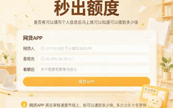 这5个秒出额度的网贷app太省心了，亲测5500额度秒到账！