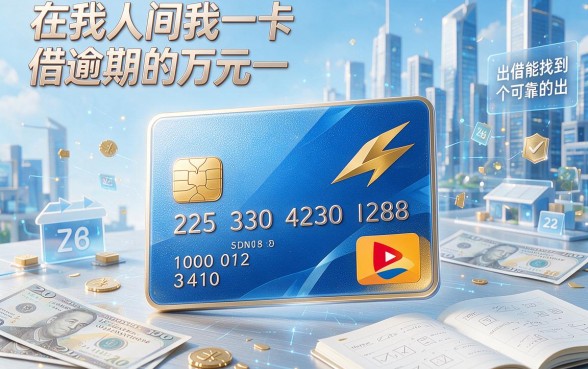 信用卡逾期哪里可以借钱？急需5万看这篇就够了，附5个能借3000的平台！