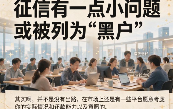 2026速贷实战：黑户能办理的贷款平台都有哪些？这5个借款1000对征信要求不高的口子速看