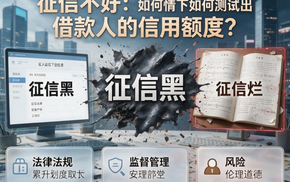征信黑、征信不好、征信烂怎么测手机号借钱额度？实测方法大揭秘！