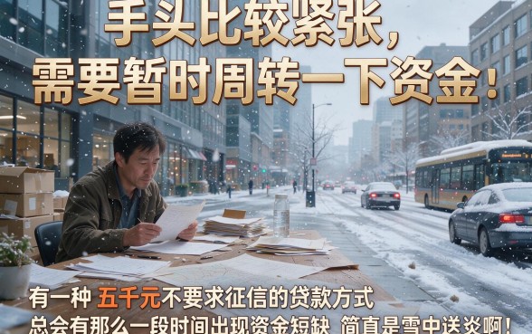 急需5000元不看征信?这5个借款对征信要求不高的APP帮你应急