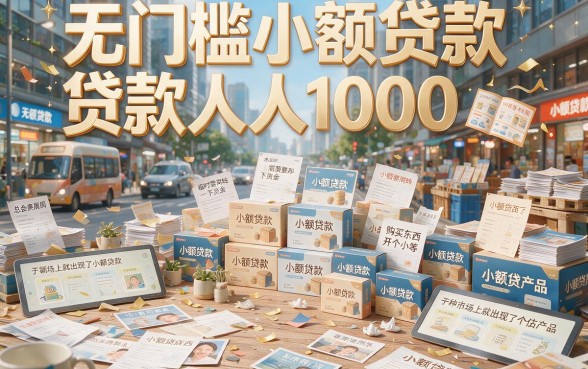 速览！无门槛小额贷款人人1000证实上线，这5个资质要求不高的借款3000软件流程简便不麻烦