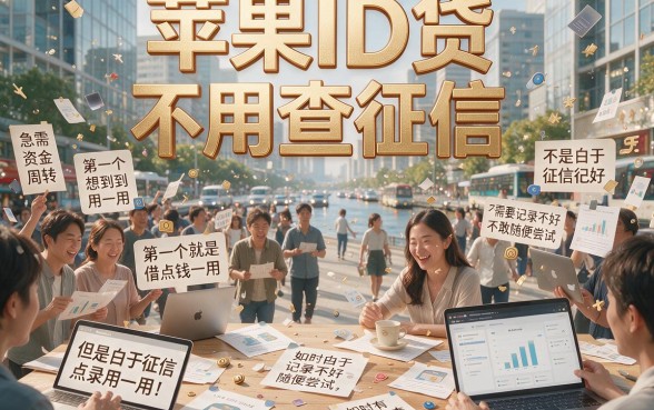 苹果id贷不查征信，今日最新下款方案曝光！顺便挖出借款10000无视征信的口子