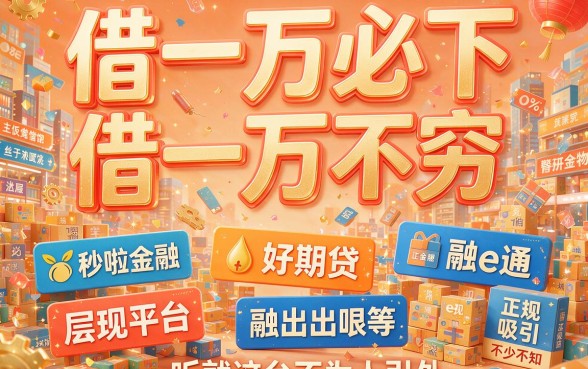 急需1万周转？这些借一万必下的网贷口子通过率超高！