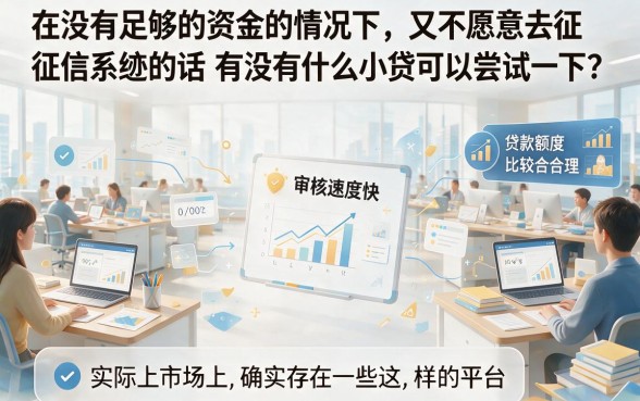 不上征信的小贷哪种最靠谱？这5个借款4000的口子对征信要求低，流程省心不繁琐