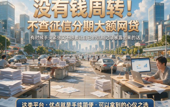 不查征信也能借！2026分期大额网贷精选合集，这5个5000元口子亲测好用
