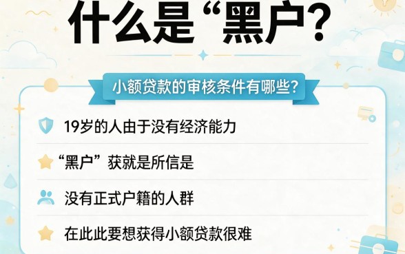 19岁适合黑户2026最容易通过的小额贷款深度避坑指南