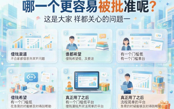 哪个借款平台容易通过?征信要求不高又好下款的5个网贷App诚心推荐