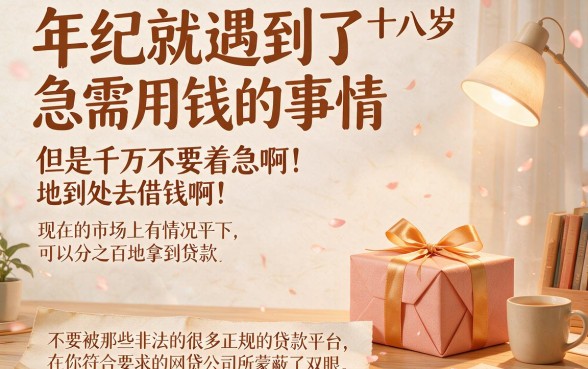刚满18岁也能借！100%能借到的正规平台分享这5个（2026年最新揭秘）