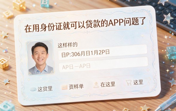 有没有批身份证的软件？这5个借钱平台秒批到账