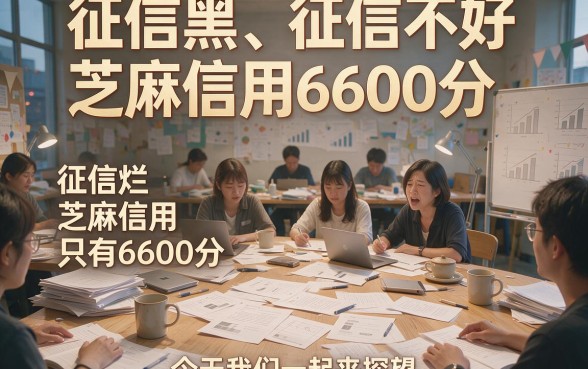征信黑、征信烂、芝麻分6600也能贷？这5个口子，征信不好急需2000的速看！